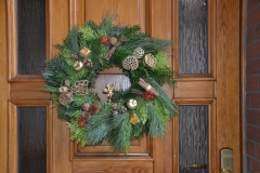 Wunderschöner weihnachtlicher Türkranz
