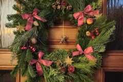 Sehr schöner weihnachtlicher Türkranz